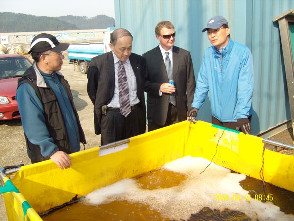 33 OSEI CEO along with the Korean institute officials discussing the results of the oil remediation and what is expected next as the demonstration mov