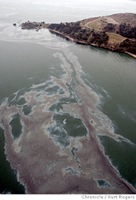 0002 1 B  Hebie Spirit oil spill covered over 77 kilometers of coastland and island shoeline